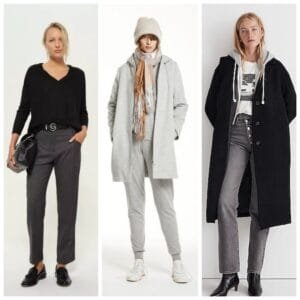 Como combinar un pantalon gris en invierno