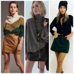 Outfits de invierno con minifalda
