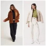 Outfits con campera de corderito invierno 2026 Outfits con campera corderito invierno 2024