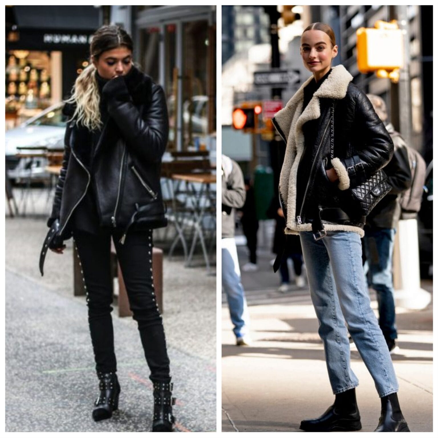 Outfits con campera de cuero de invierno 2026 | Moda Argentina