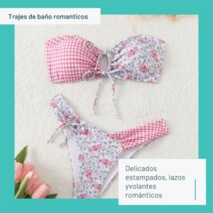Bikini romantica Mix de estampados