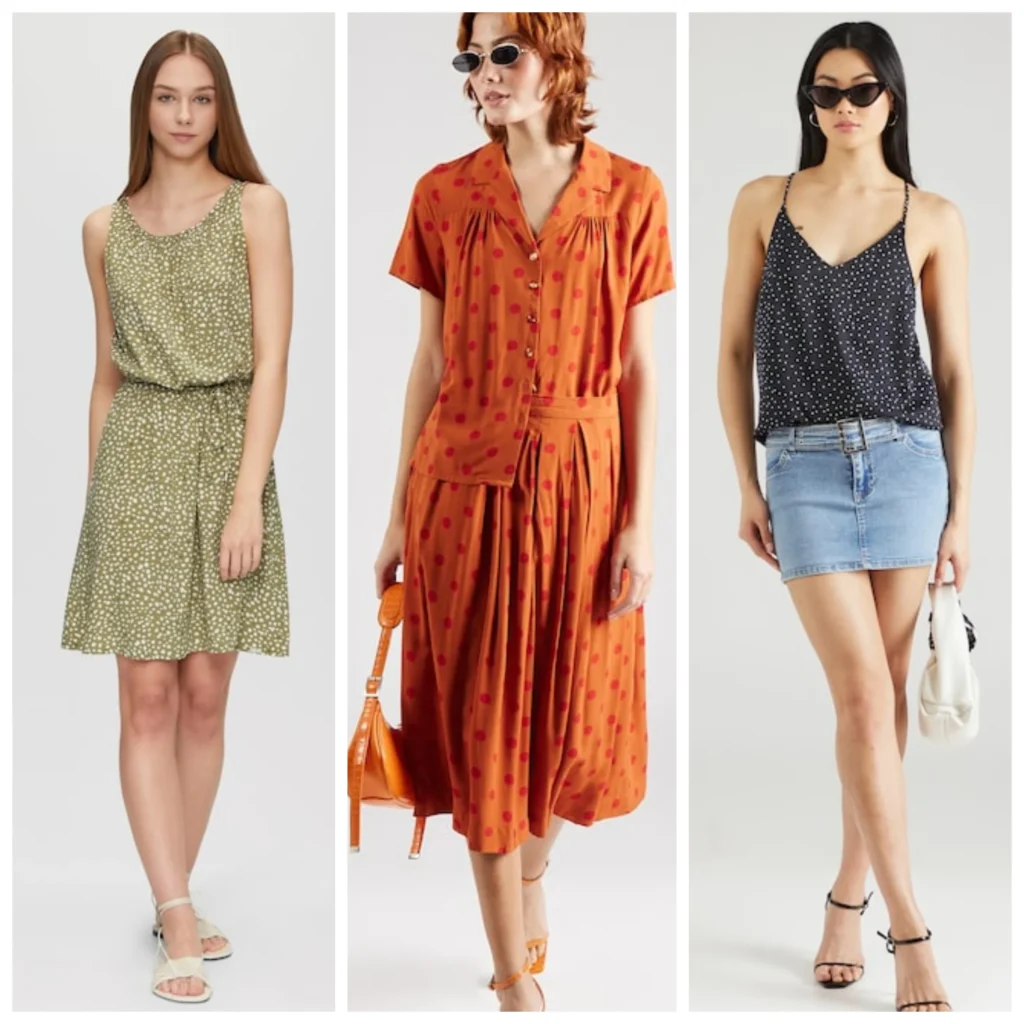 Lunares Estampas de moda verano 2025 Argentina