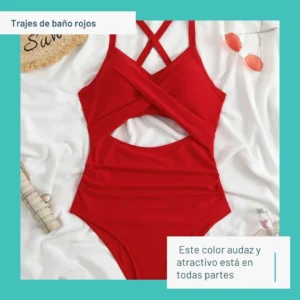 Mallas rojas enterizas