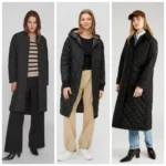 Outfit con abrigos negros para invierno