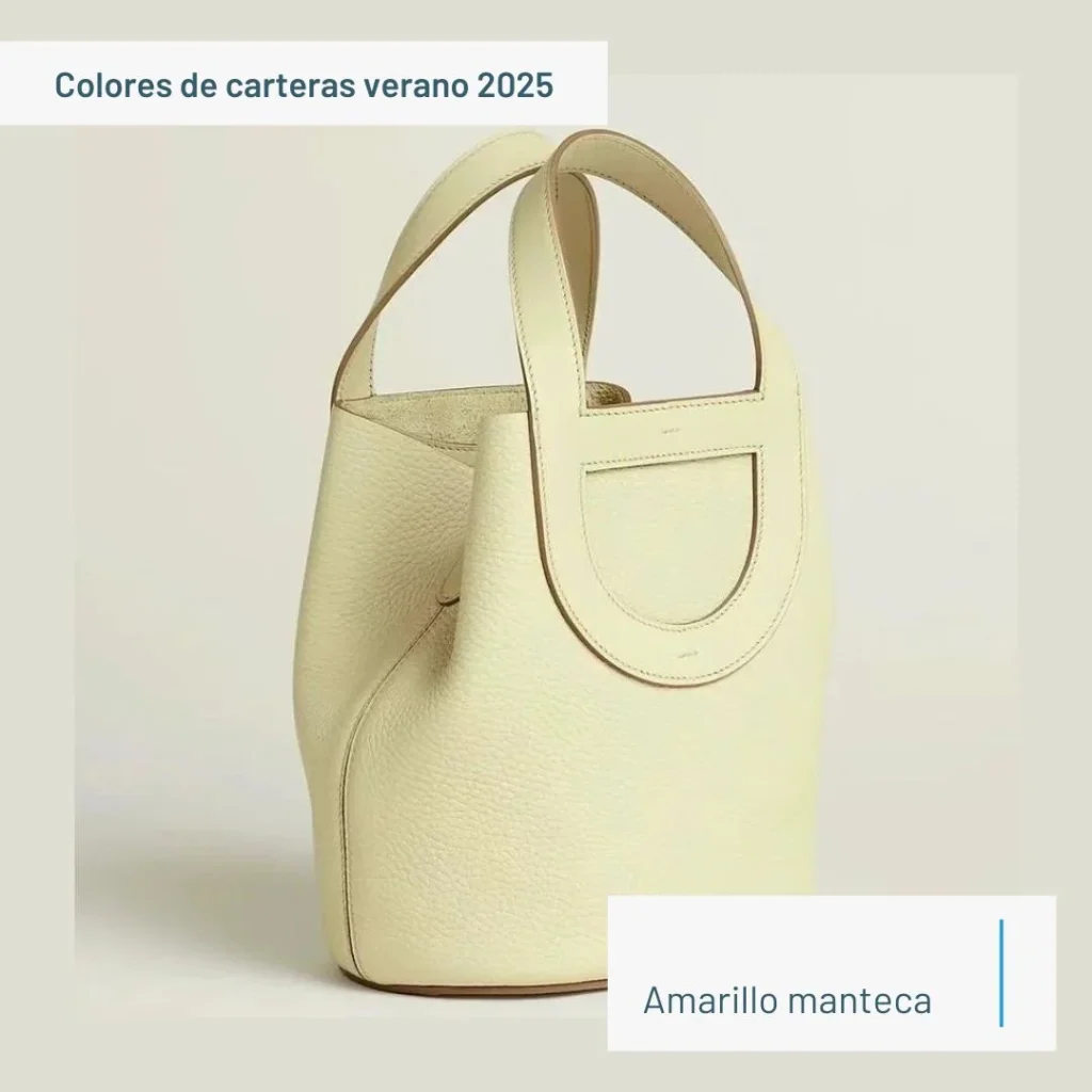 Cartera amarilla Tendencias verano 2025 Argentina