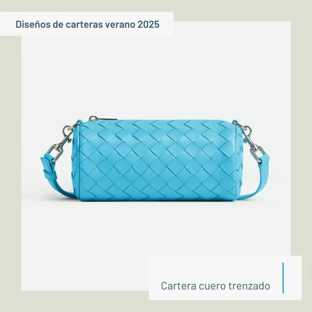 Carteras cuero trenzado Tendencias verano 2025 Argentina