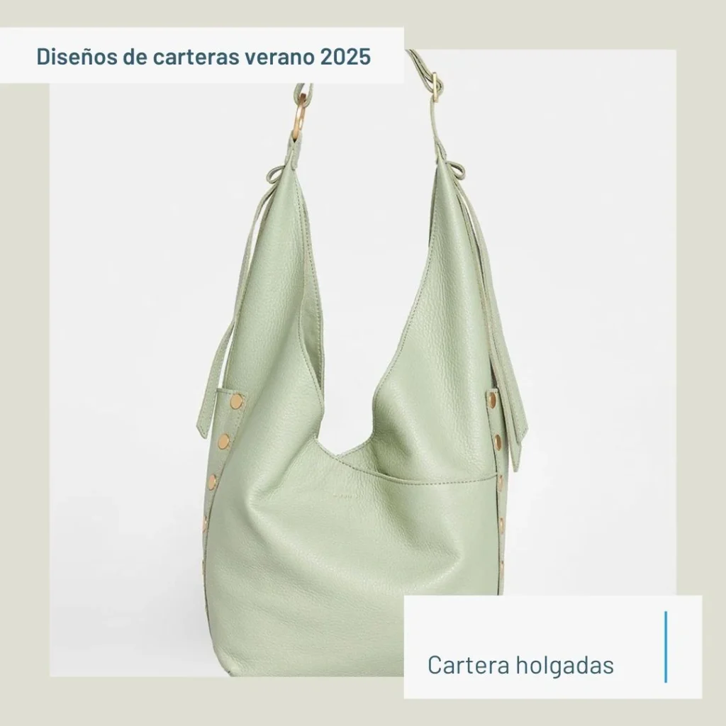 Carteras holgadas Tendencias verano 2025 Argentina