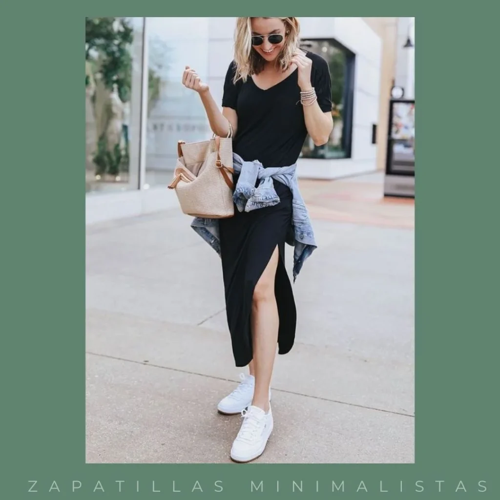Outftis con zapatillas blancas para primavera 2024