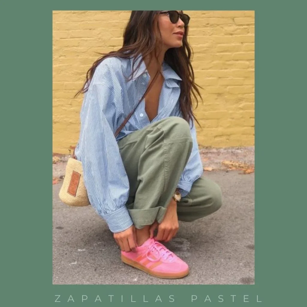 Outftis con zapatillas pastel para primavera 2024