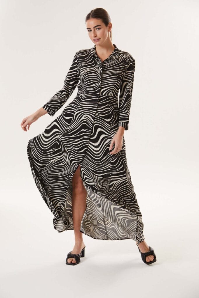 vestido largo estampado casual para señora verano 2024