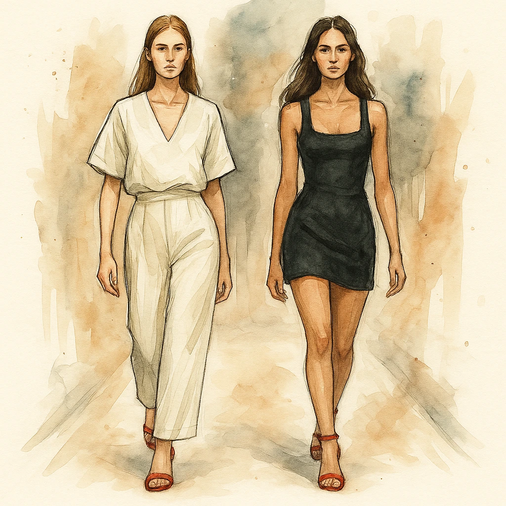 Look con sandalias rojas de moda verano 2026 Argentina