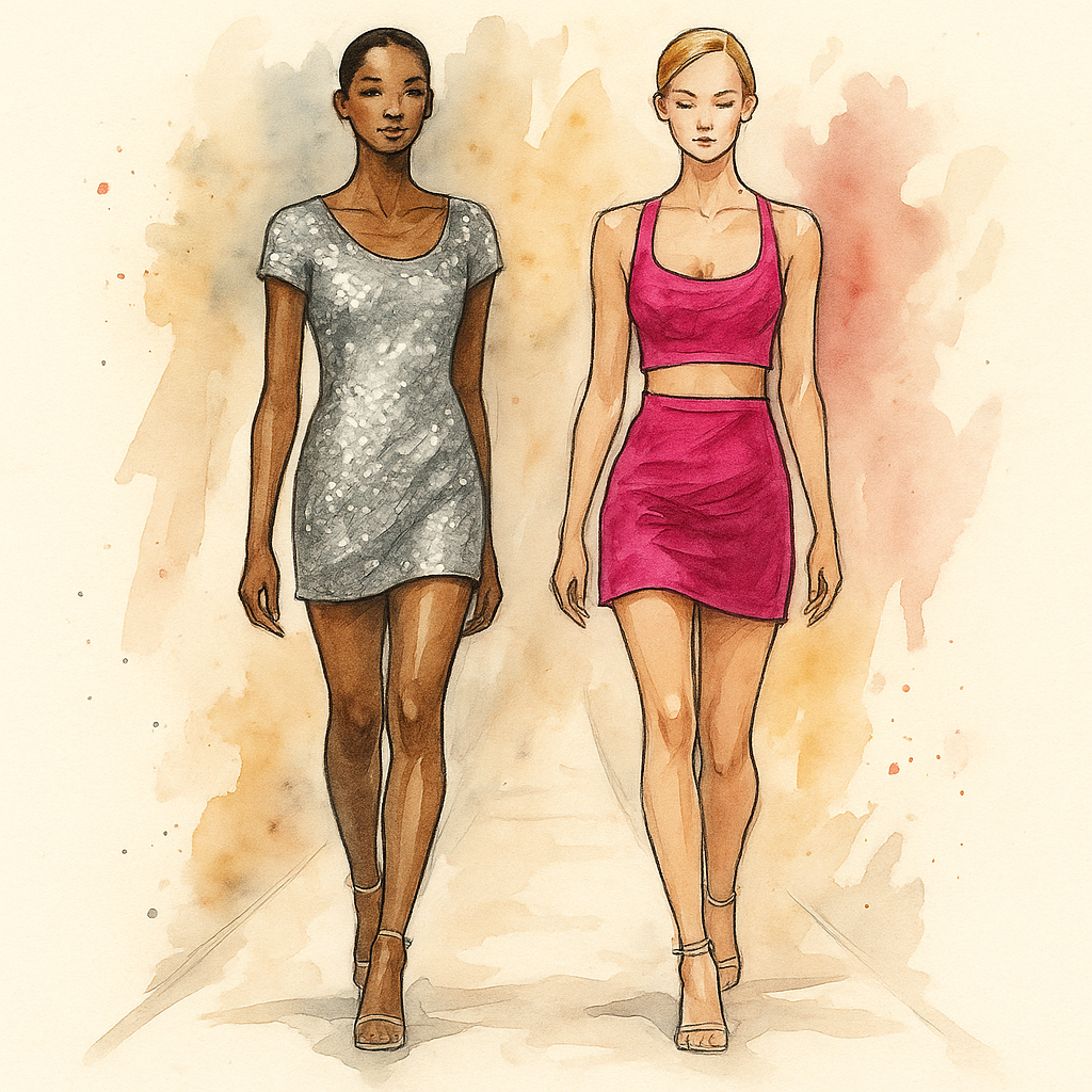 Look con sandalias transparente de moda verano 2026 Argentina