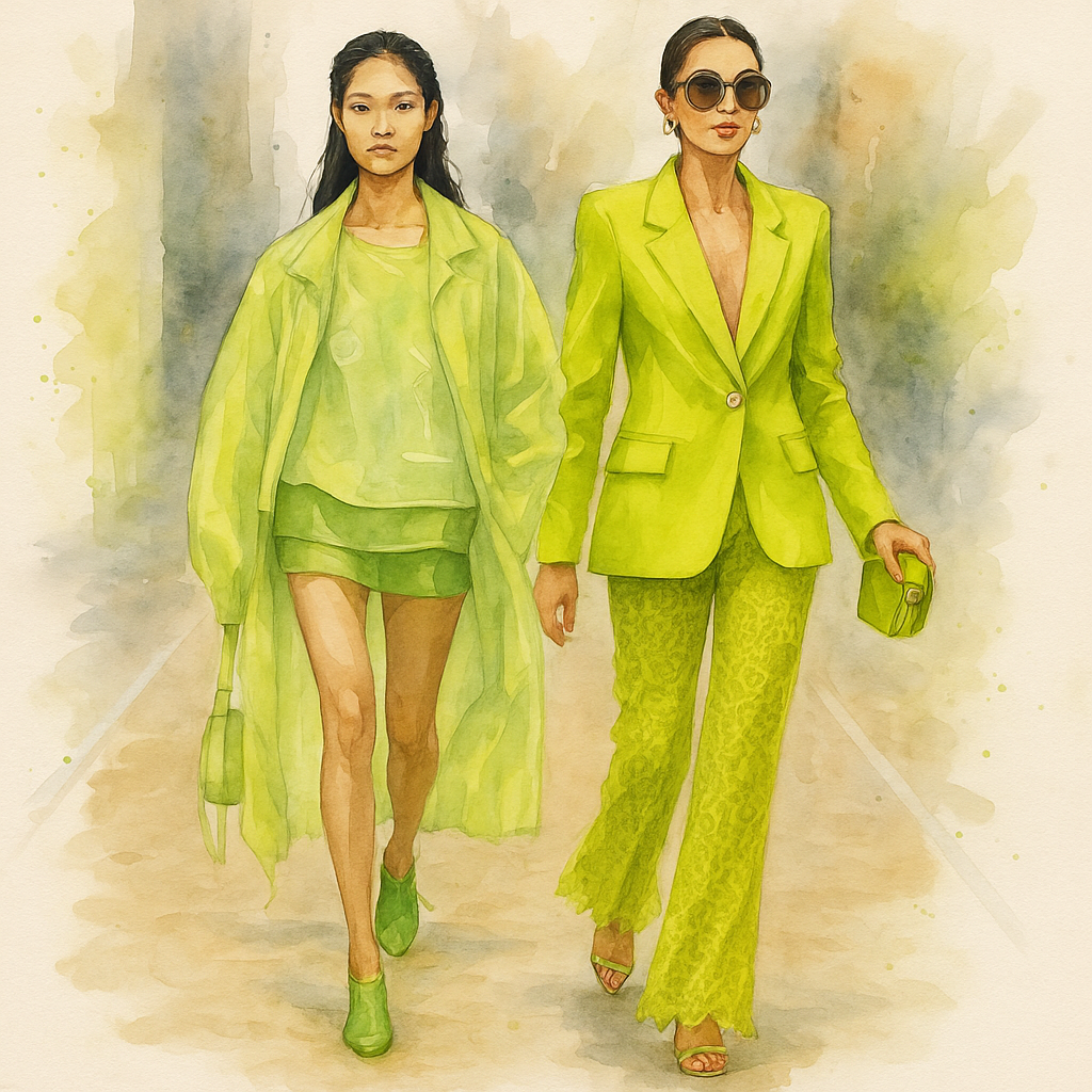 verde citrico color de moda verano 2026 Argentina