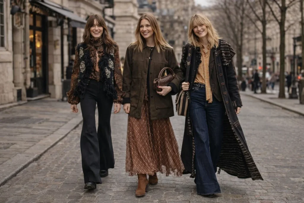 look boho chic invierno 2026