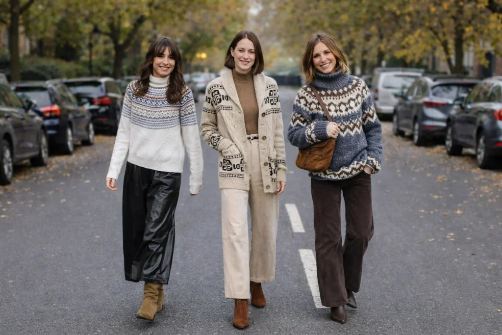 sweater nordicos invierno 2026