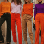 Ideas modernas para combinar ropa color naranja Como combinar ropa naranja