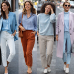 Con qué colores combinar el celeste en tus outfits como combinar celeste