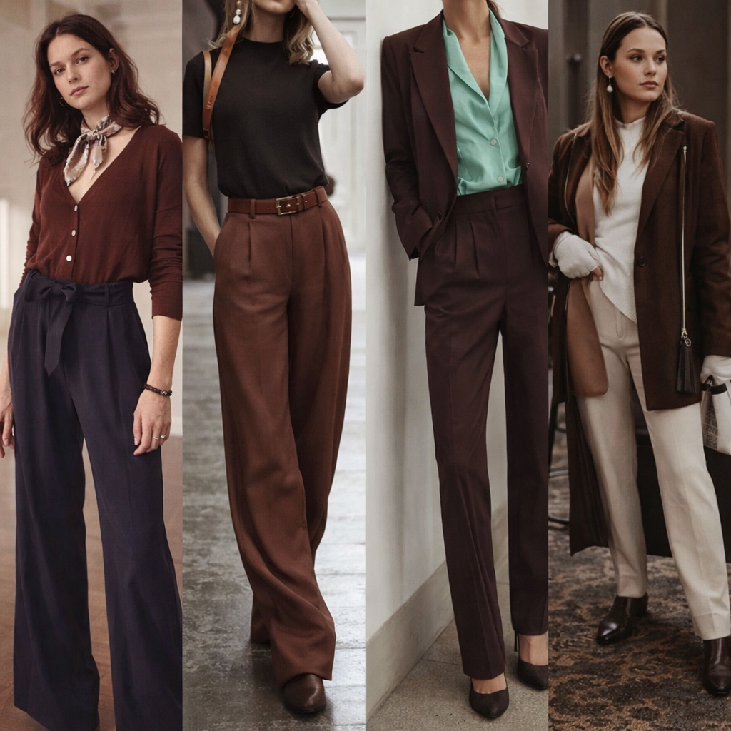 como combinar marron