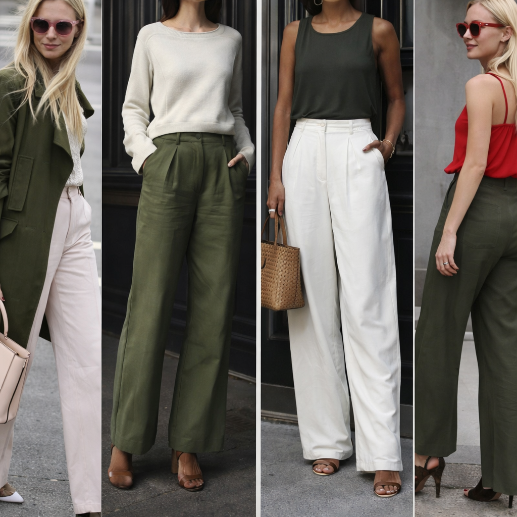 como combinar verde militar