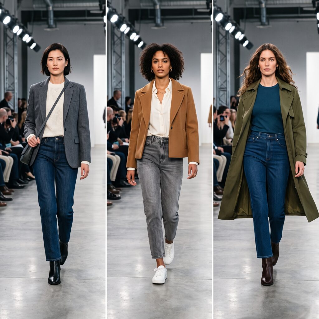Denim clásico y funcional invierno 2027