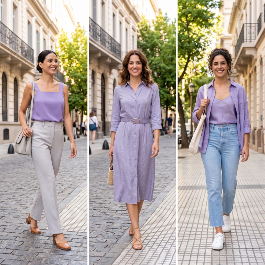 lila Color de moda verano 2027